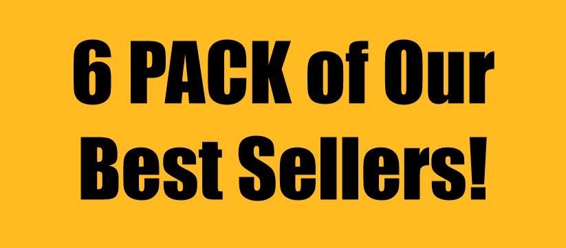 6 Pack of Random Caps - SAVE TIME & MONEY!